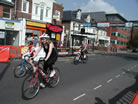 Riders at the Finish
