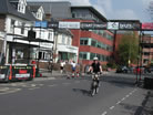 Judy heading for the Finish